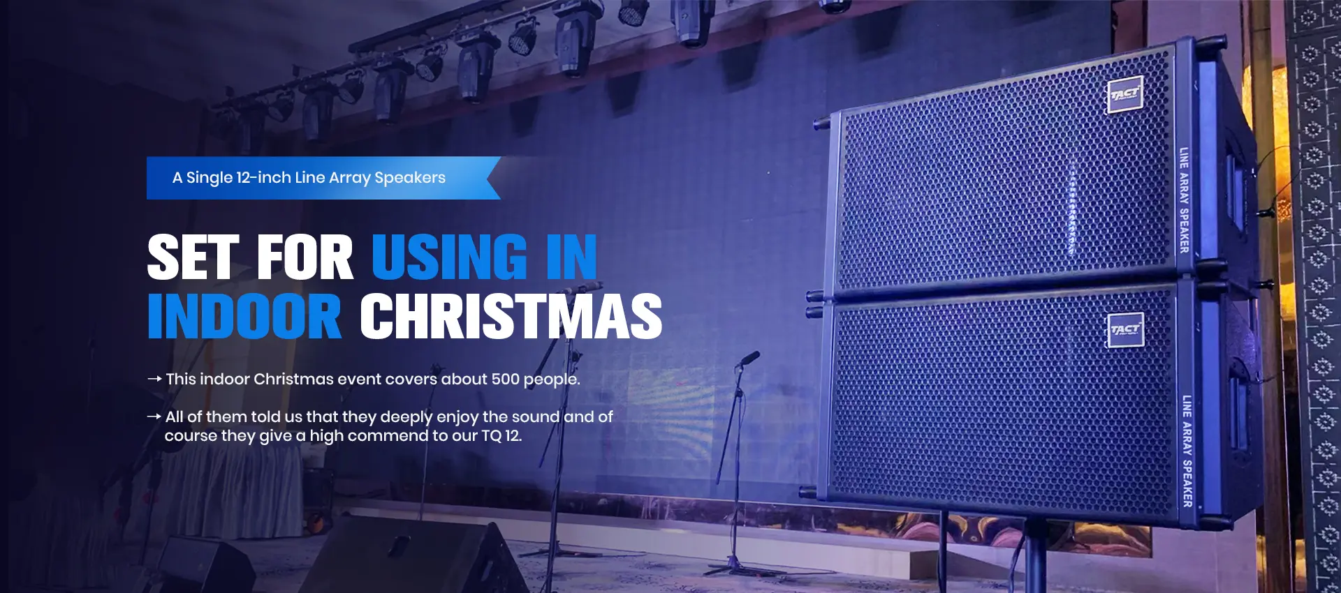 TACT Pro Audio professional speaker manufacturing facility — over 18,000 square meters of production space