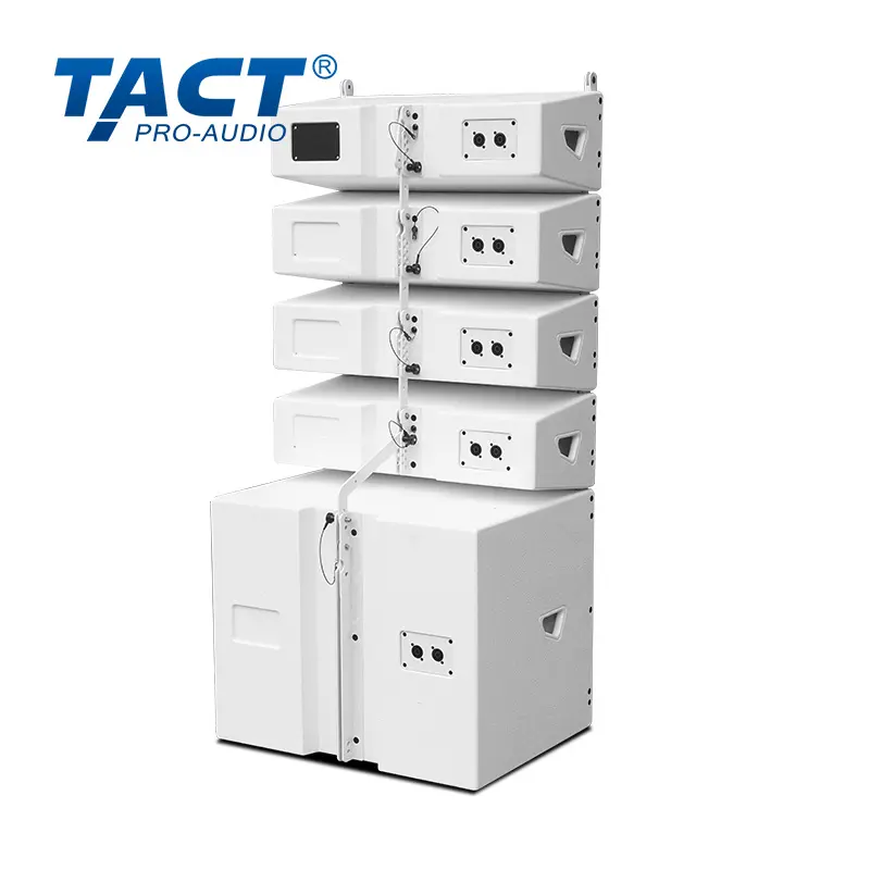 OEM Versatile Column Line Array Loudspeaker Dual 6.5" / 8" Passive Options with Constant Directivity Horn Factories, Exporters