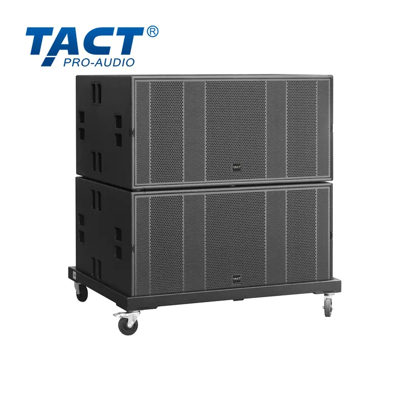 OEM China Factory Dual 18 Inch Subwoofer System - 1600W Speakers for DJ Concerts, Outdoor Events, Suppliers Manufacturer, Factory