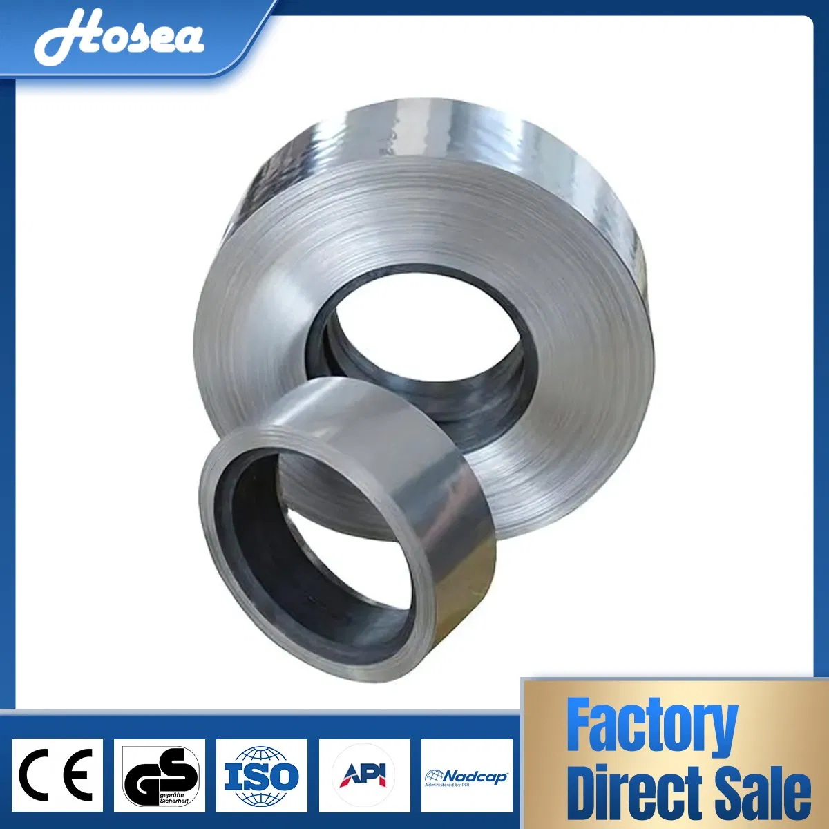 Monel 400 405 K-500 Steep Nickel Alloy Inconel Incoloy Hastelloy Premium Customizable 1.4547 Stainless Steel Strip for Global Distribution