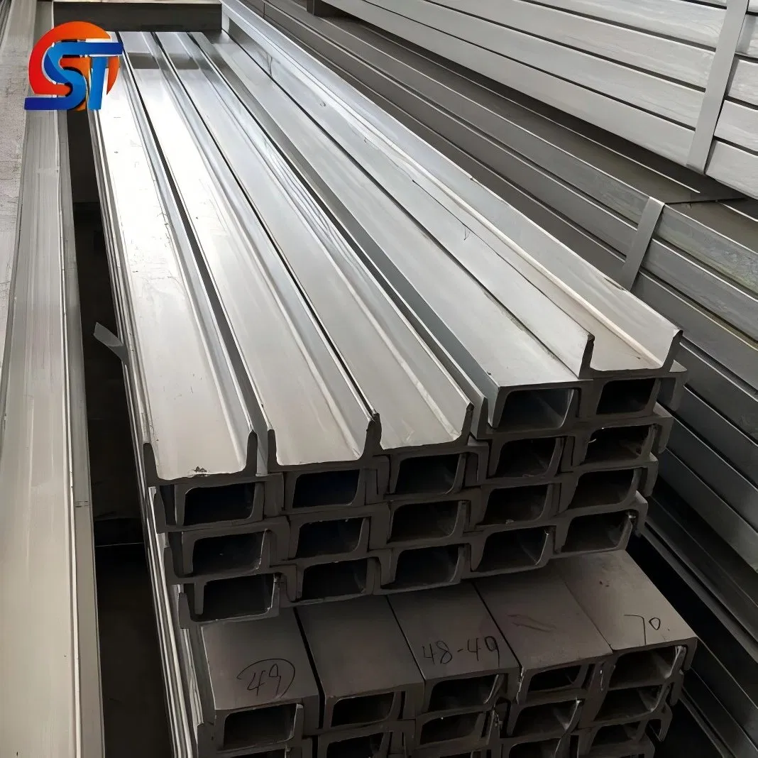 316L Stainless Steel Channel Bar U Channel Steel Bar 321 310S 904L U Shaped Steel Channels