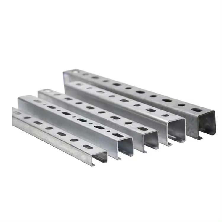 Stainless Steel Channels Steel Channels U Profil Unslotted Unistrut Perfil Canal C 40X20 Acero Strut 41X41 Rail