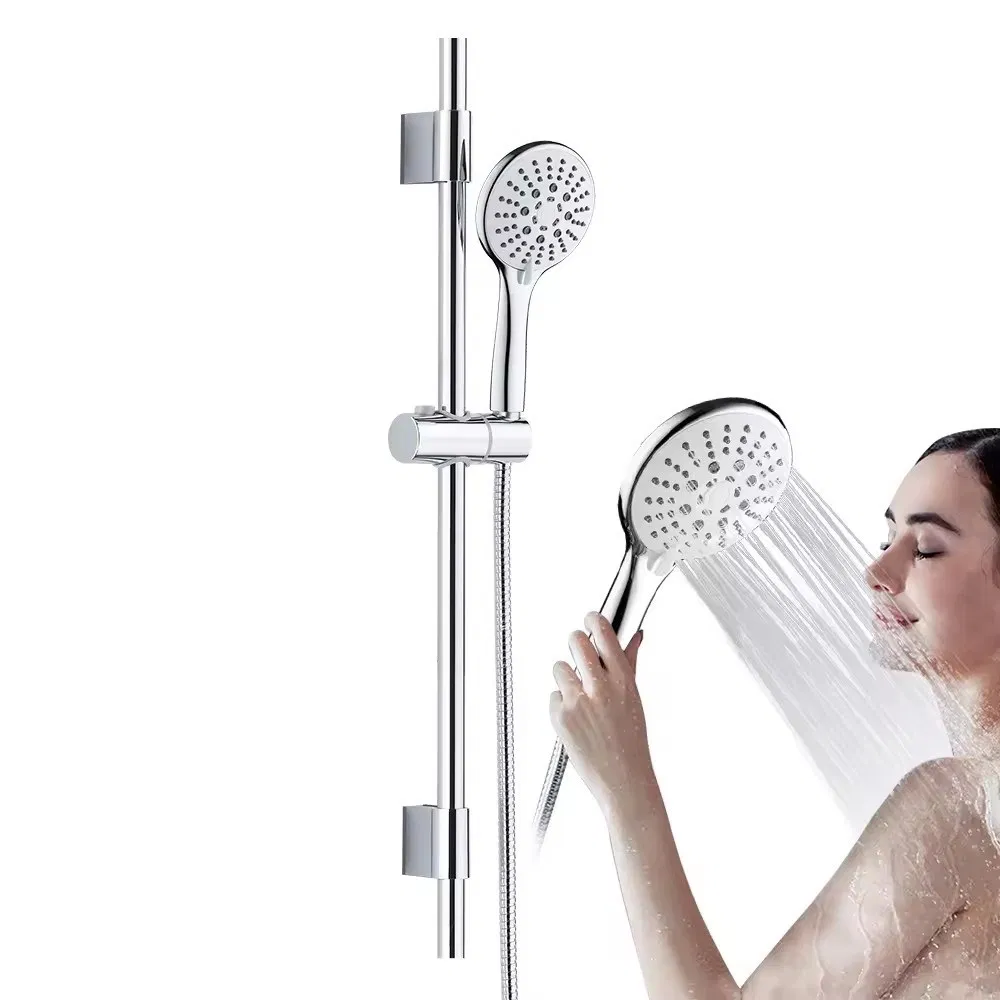 Stainless Steel Wall Mounted Adjustalbe Shower Sliding Bar