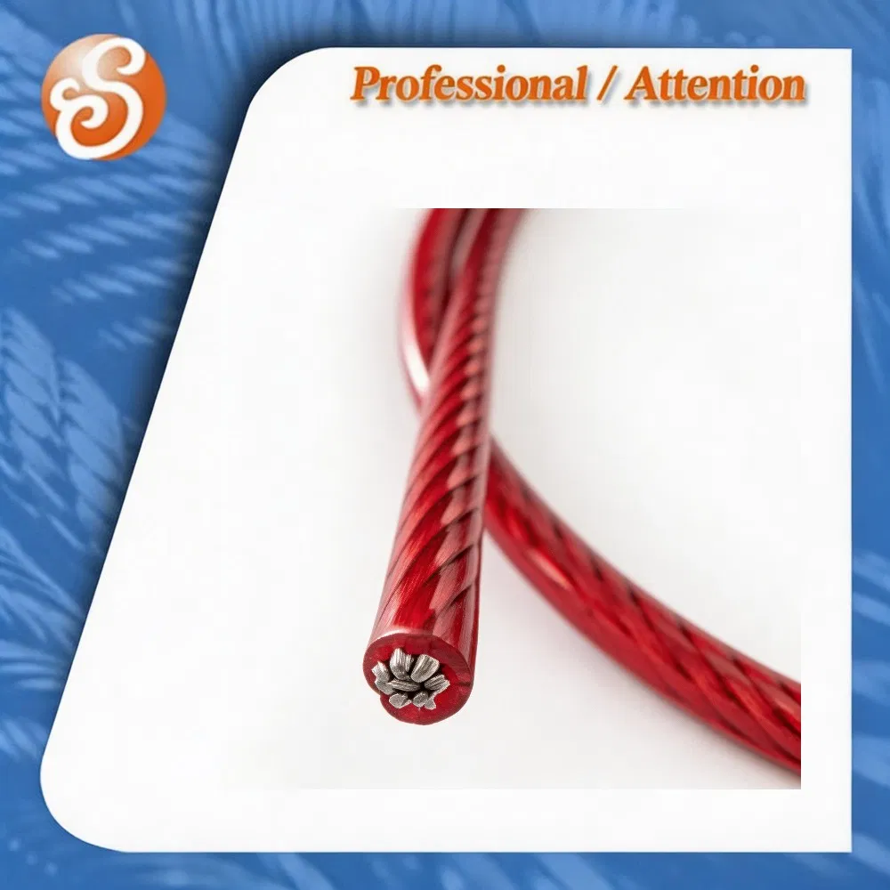 Premium Coated Stainless Steel Wire Rope Assembly 316/304