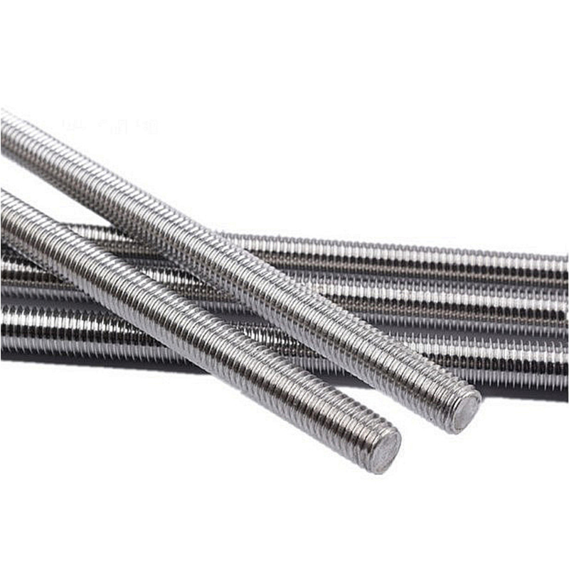 316 Stainless Steel Passivated Threaded Rod 1"-8 Unc ASTM A193 B8m 2m Length Thread Bar for Chemical Plant Piping