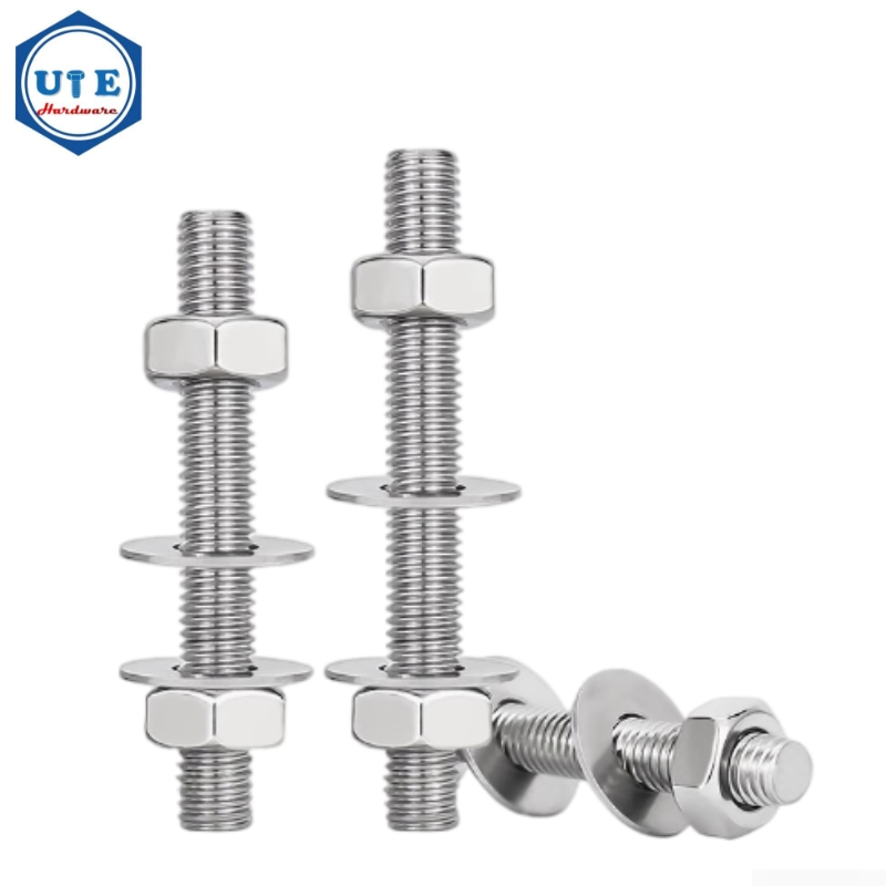 Stainless Steel 304/316 Fastener Thread Bar DIN975 3 / 1 /2 Meter Full Thread Rod 6mm Full Thread Stud