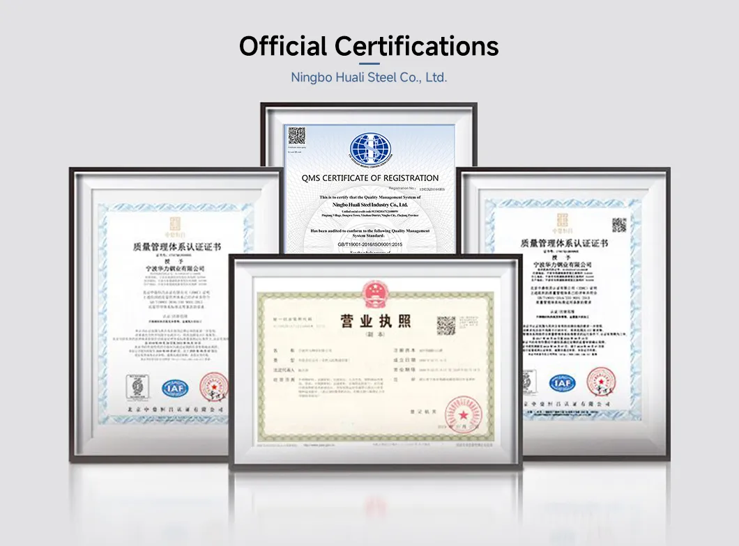 Certifications