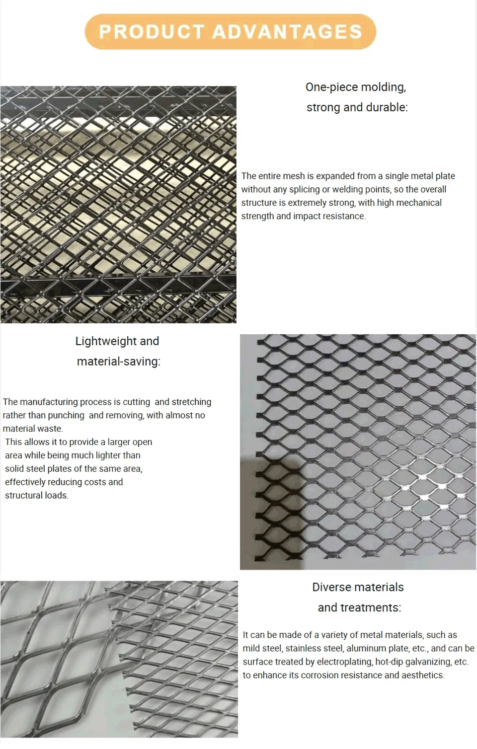 Metal Mesh Detail 1