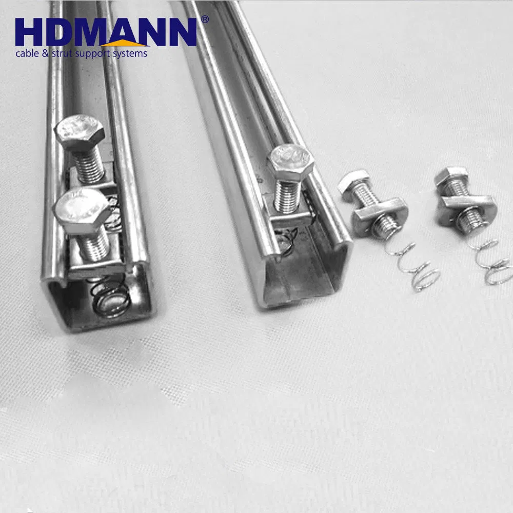 Factory Price New Tech 304/316 Stainless Steel Aluminum HDG Unistrut Strut Channel