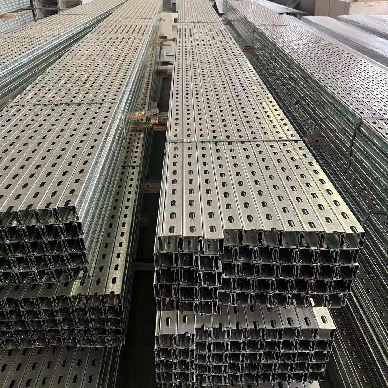 Factory C Strut Channel Steel 41X41 Zinc Hot Sale Stainless Steel Unistrut Channel