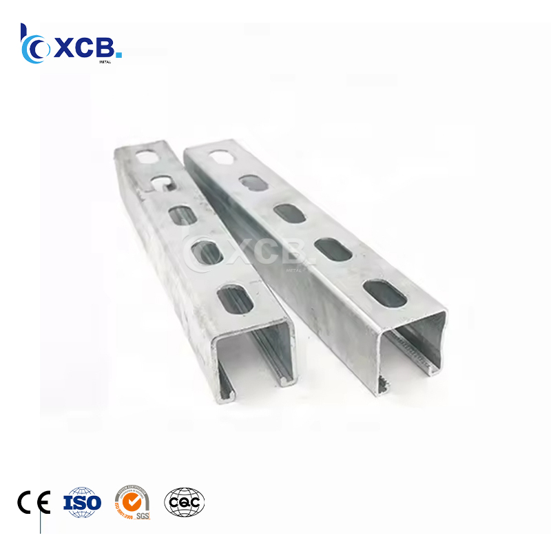ASTM A240 Pre-Drilled Adjustable AISI316 Stainless Steel C Channel Factory Direct Perforated Stainless Steel C Purlin