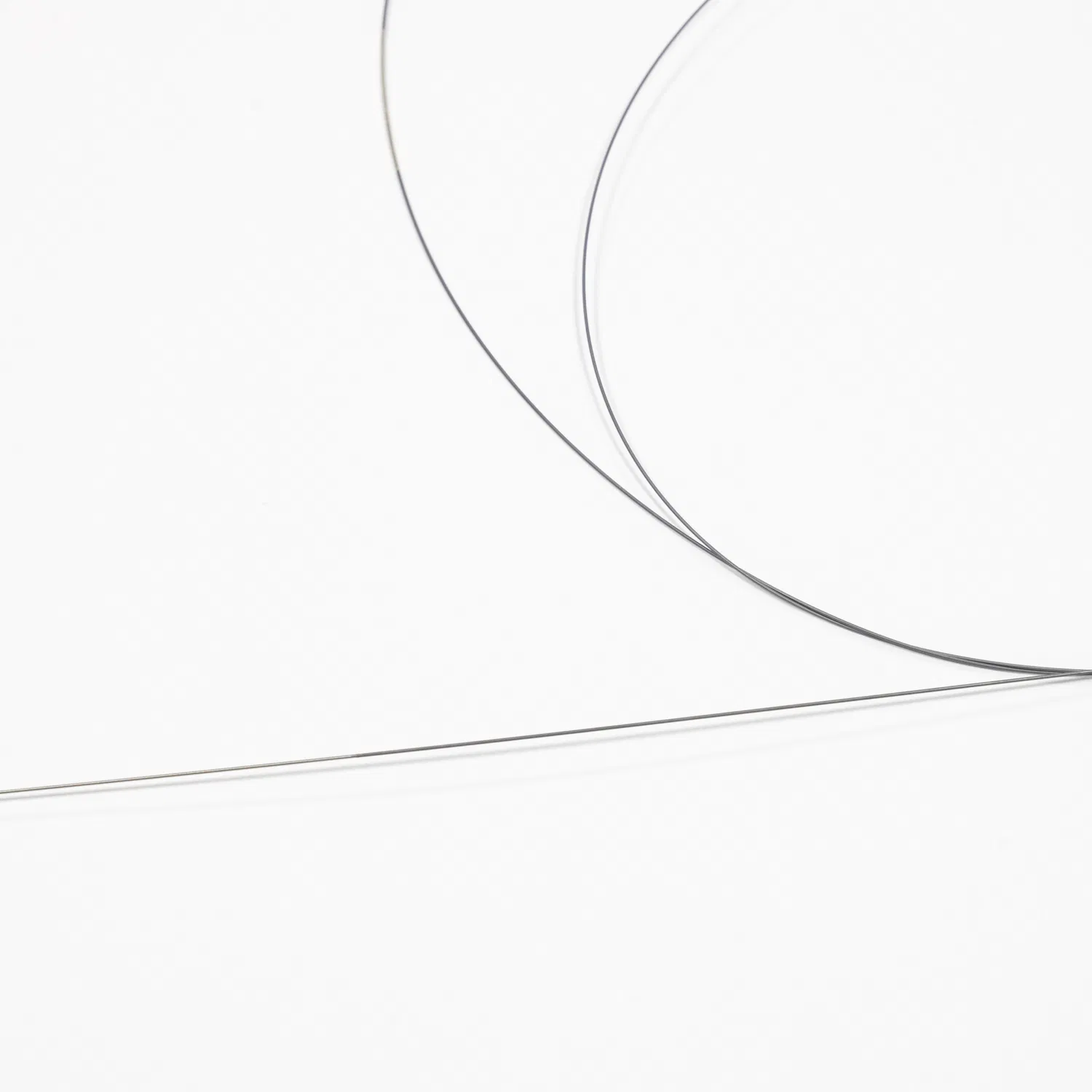 Straight and Round Medical Stainless Steel Single-Use Guide Wire with PTFE Coating and Granding Taper