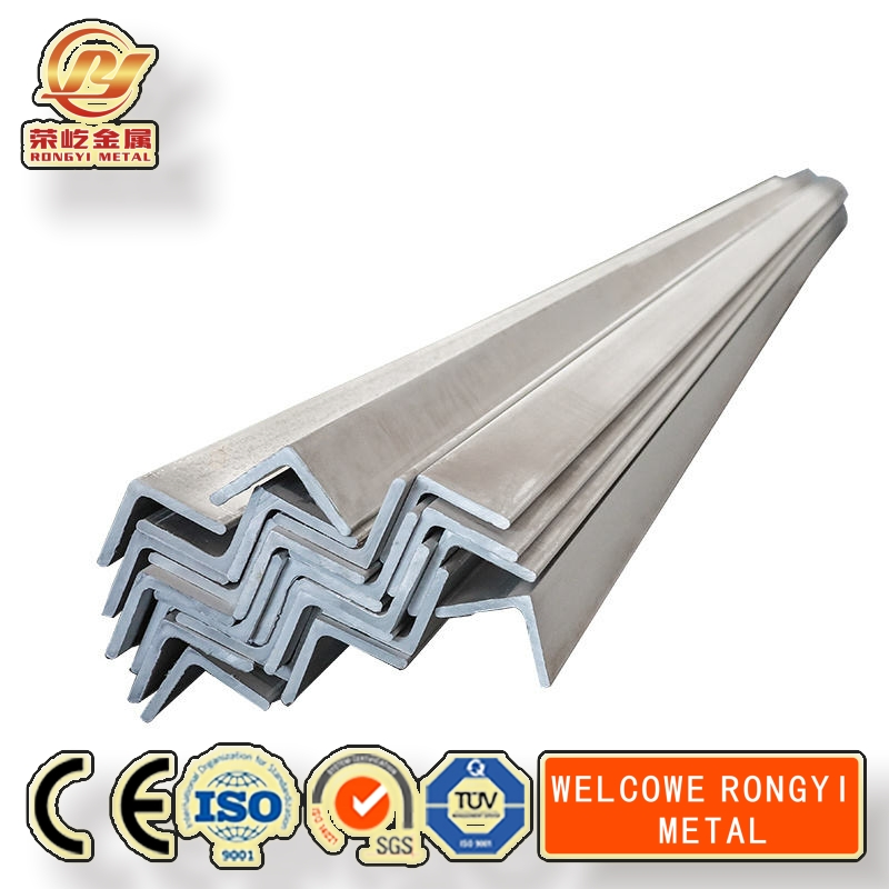 Factory Sale 201 202 301 304 304L 321 316 316L Stainless Steel Angle Bar with for Building