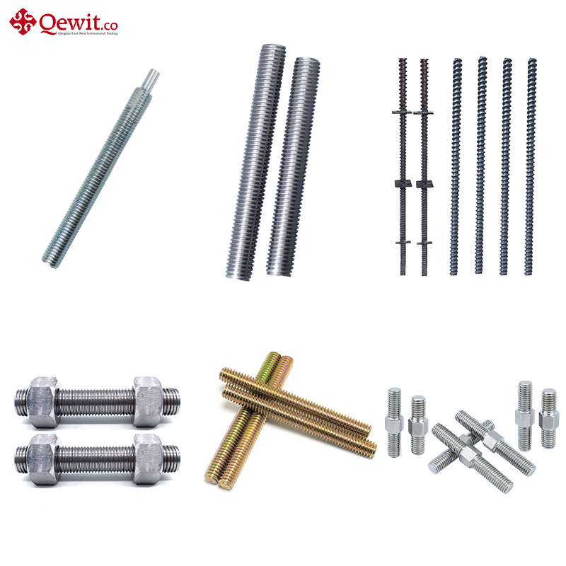 DIN976-1 Carbon/Stainless Steel Brass Fasteners Threaded Stud Rod Self Colour/Zinc Plated/HDG/Dacromet