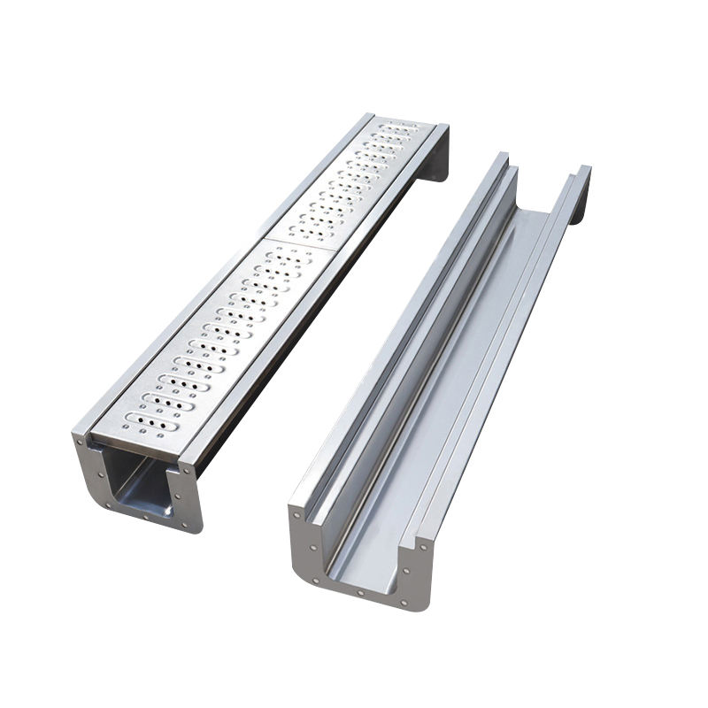 Anti-Rust and Corrosion-Resistant Indoor Outdoor 304 316 Ss Drainage Ditch Stainless Steel Drain Channel for Kitchen Bathroom Floor Drainage System