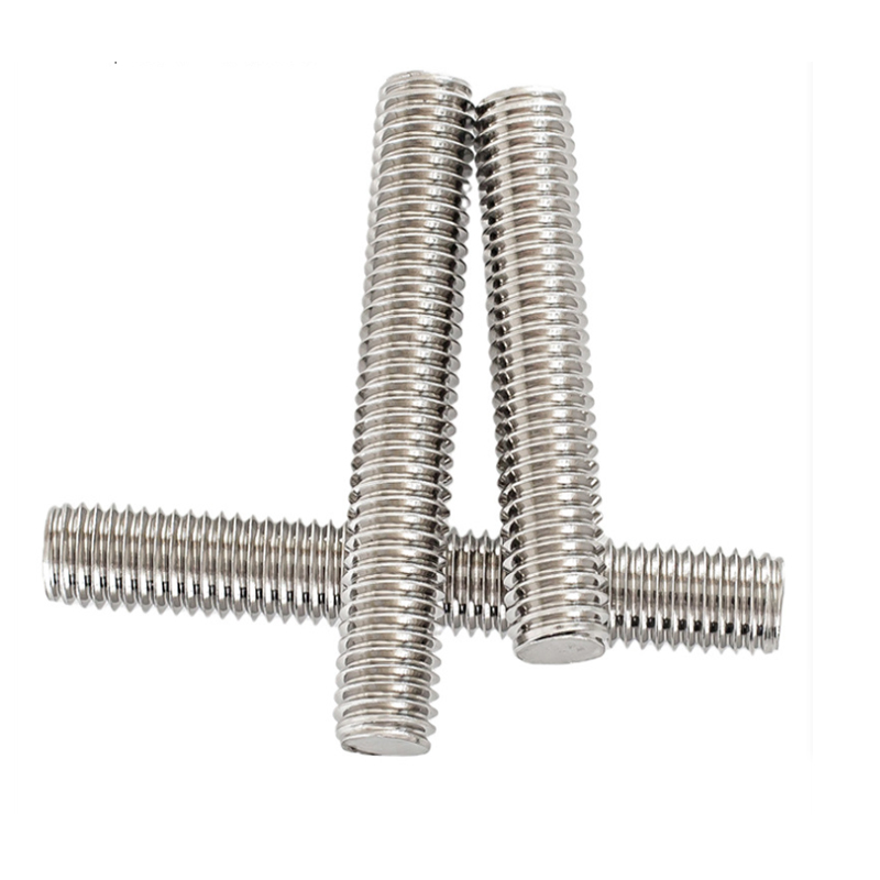 316 Stainless Steel Passivated Threaded Rod 1"-8 Unc ASTM A193 B8m 2m Length Thread Bar for Chemical Plant Piping