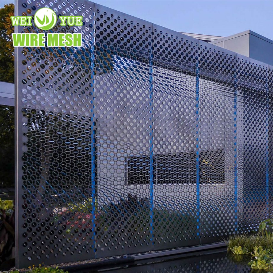 Stainless Steel and Aluminum Sheet Hole Strainer Grain Sieve Perforated Mesh Screen Plate Round Perforated Sheet Plate 1.5mm Aluminum Perforated Plate