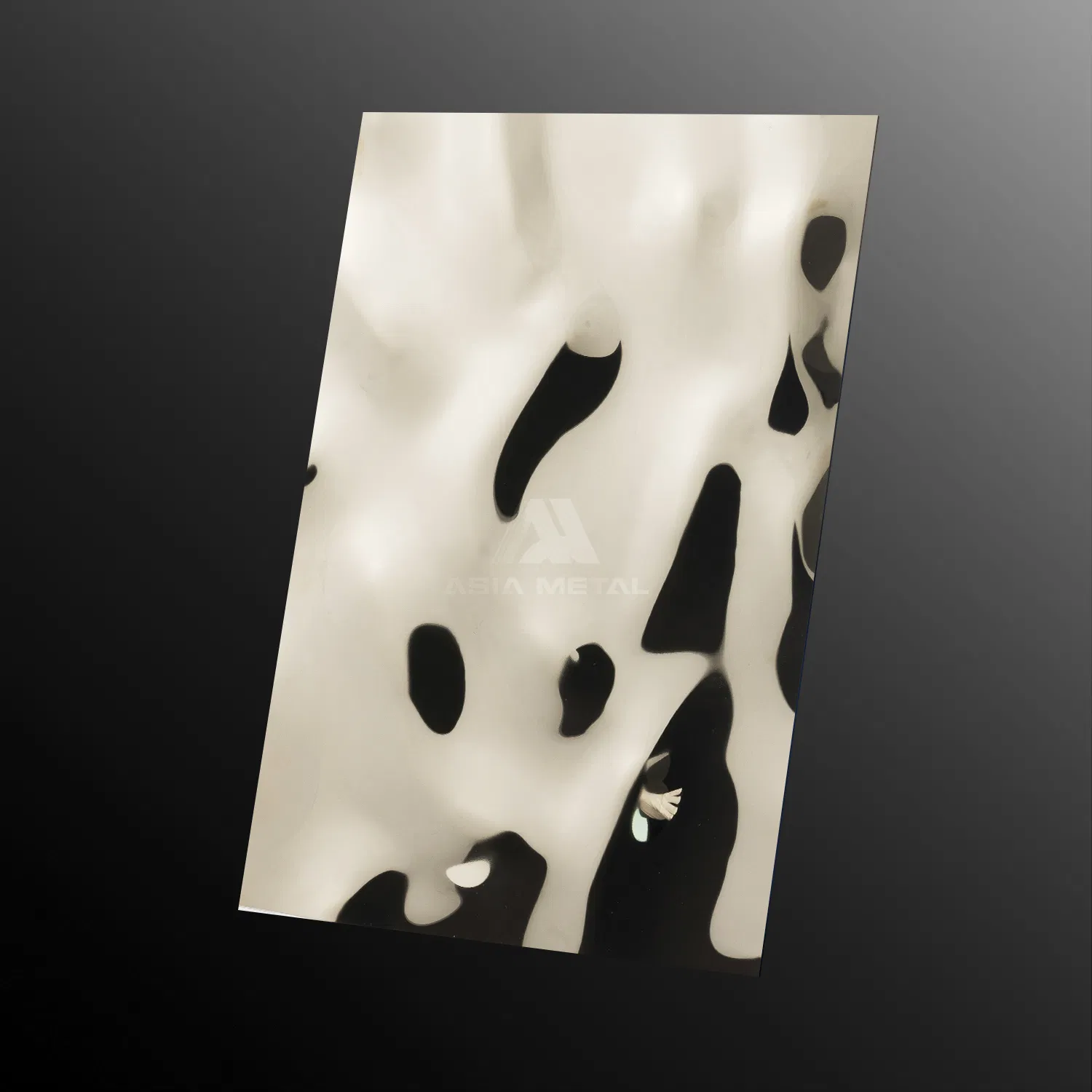 Foshan 304 Decorative Water Ripple Stainless Steel Sheet for Ceiling Installation