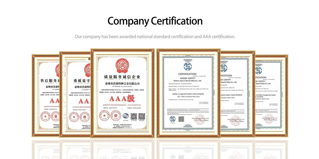 Certification Documents