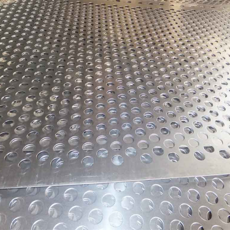 Stainless Steel and Aluminum Sheet Hole Strainer Grain Sieve Perforated Mesh Screen Plate Round Perforated Sheet Plate 1.5mm Aluminum Perforated Plate