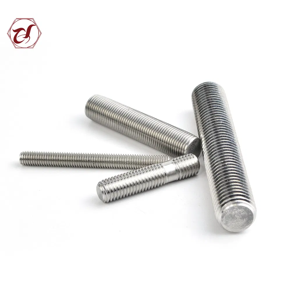 Stainless Steel Threaded Rod Bar DIN975 DIN976 A2 A4 Stud Bolts Threaded Rod Fixed Coupling Nut Drill Rod Stud Rod Tie Rod