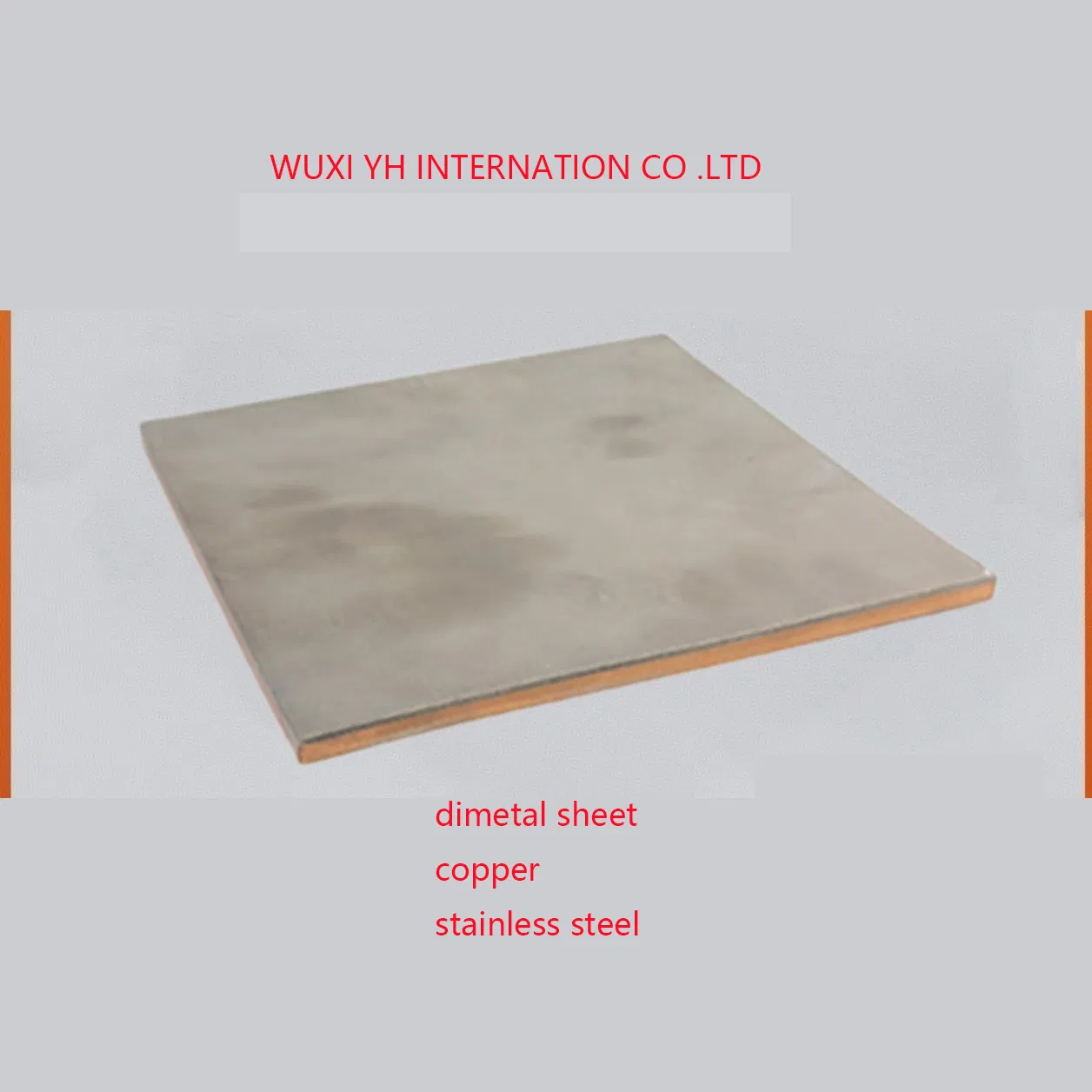 High Qualtiy Stainless Steel 304 316 2205 Clad T2 Copper Strip Bimetal Plate