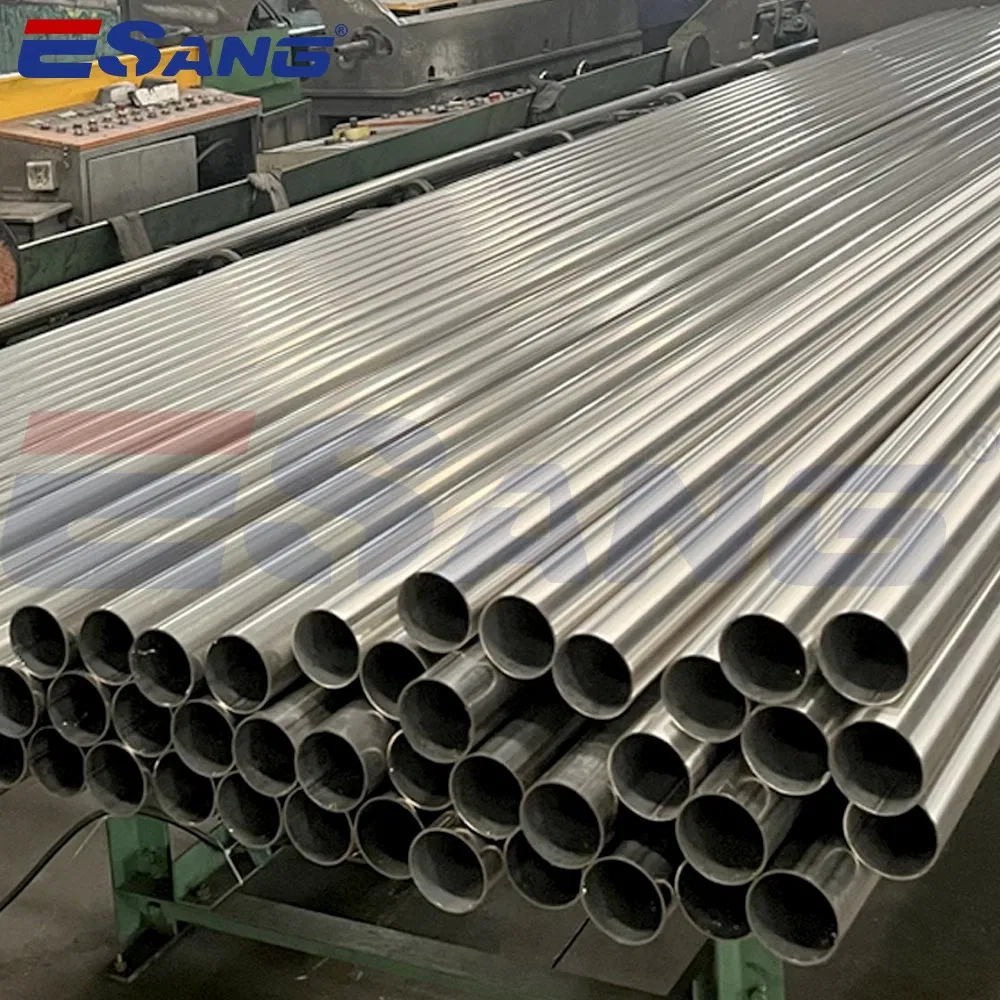 Esang Ss Tube Manufacturer Handrail Polished Brushed Round 2 Inch Welded 304 Stainless Steel Pipe