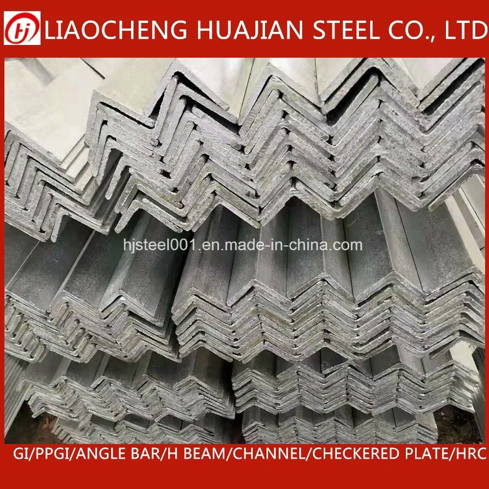 New Hot Rollled Metals Alloys Carbon Steel Q235 Galvanized Angle Engineering Structure Angle Bar Steel Stainless Steel Angle