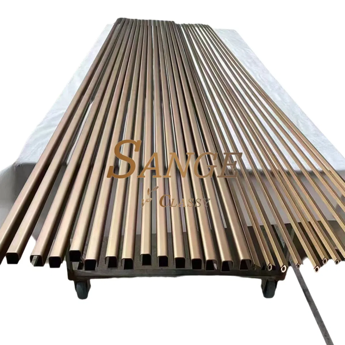 Decoration Material Stainless Steel Trim Strip in PVD Bronze
