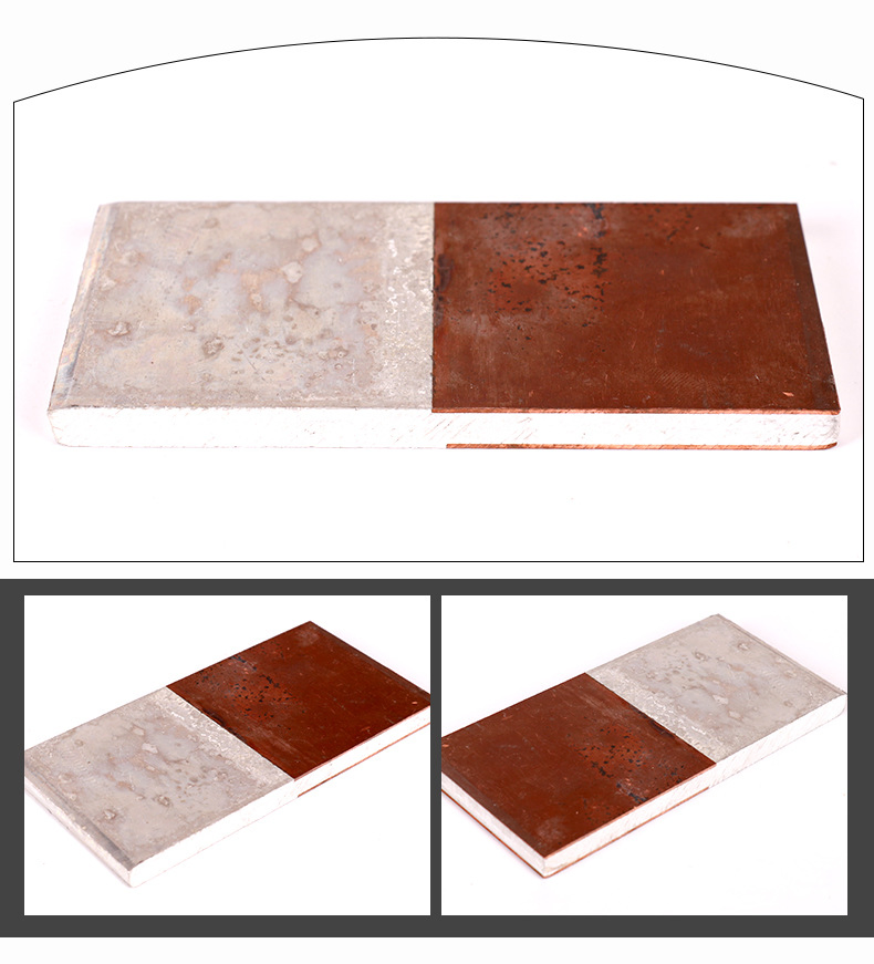 High Qualtiy Stainless Steel 304 316 2205 Clad T2 Copper Strip Bimetal Plate