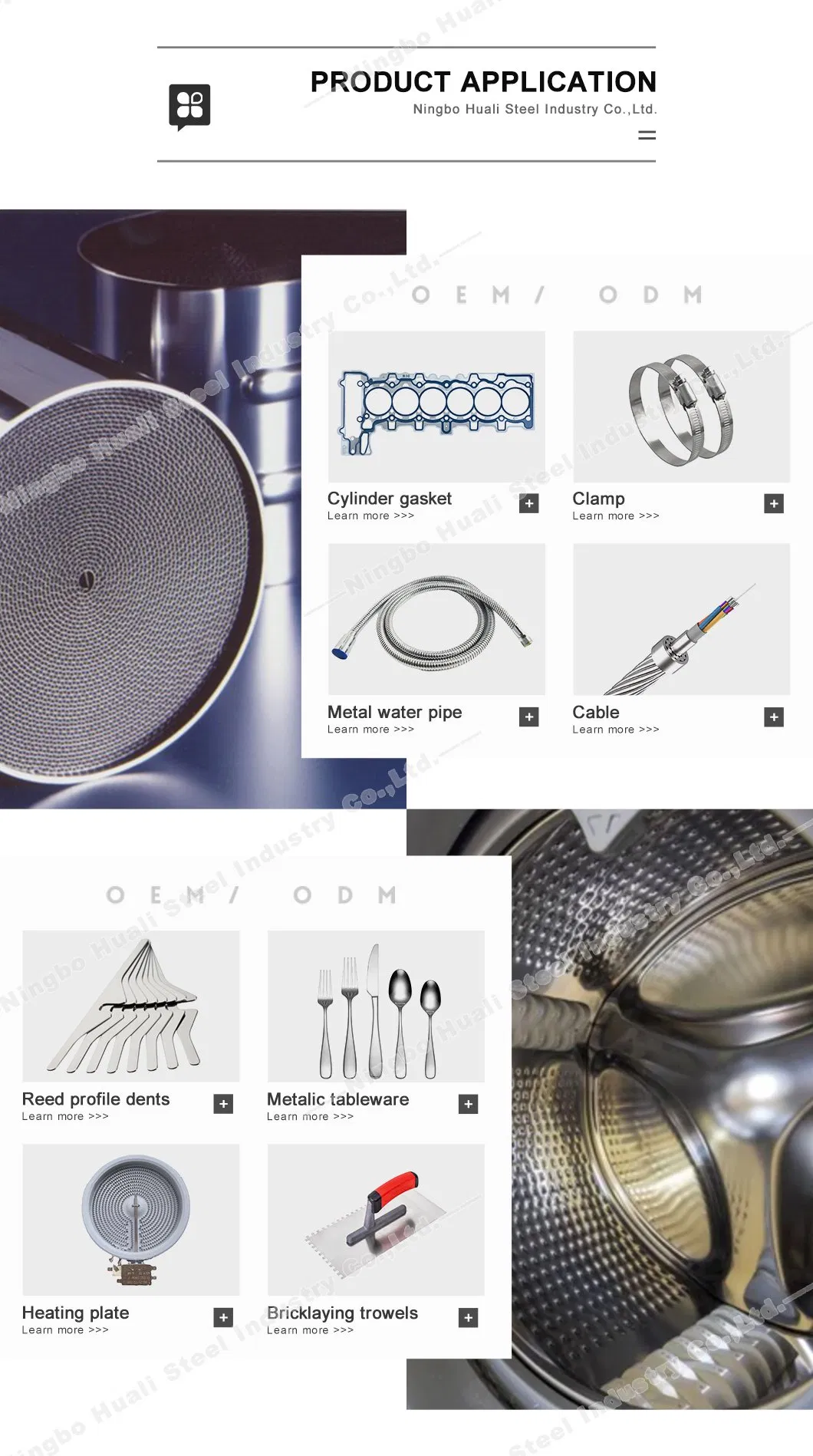 Stainless Steel Applications