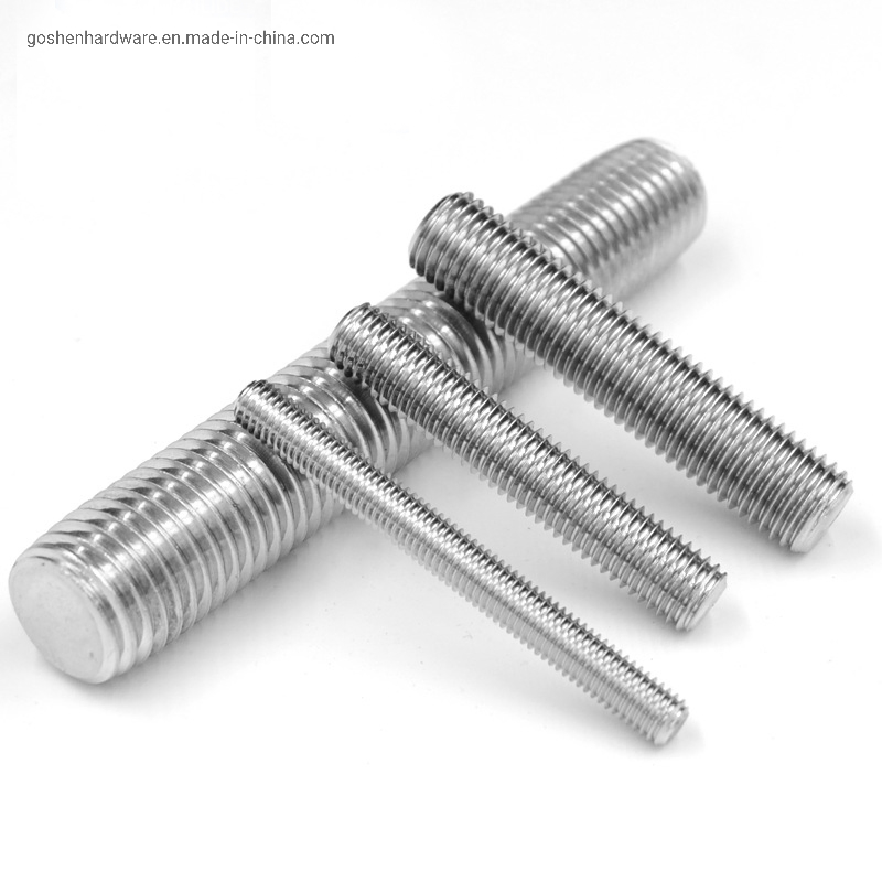 Stainless Steel SS304 or SS316 Thread Rods A2 A4 DIN975 M2-M52 Stud Bolt Threaded Rod Threaded Bar Rod Tie Rod Drill Rod
