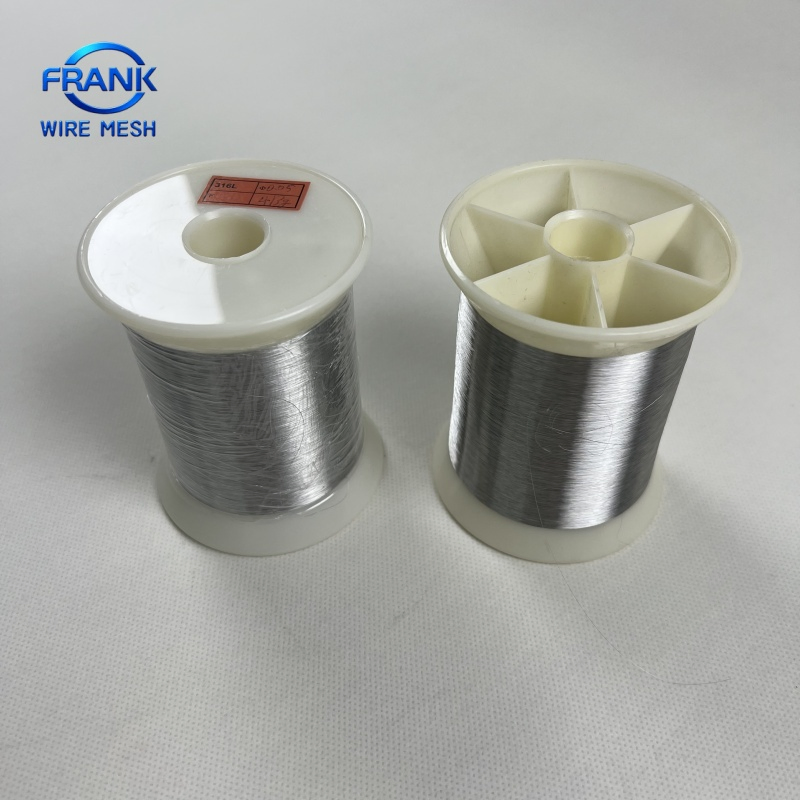 China Manufacturer 0.018mm 0.04mm 0.05mm AISI Ss 304 316 Filament Metallic Yarn Stainless Steel Micro Scourer Wire for Cut-Resistant Gloves/Industrial Use