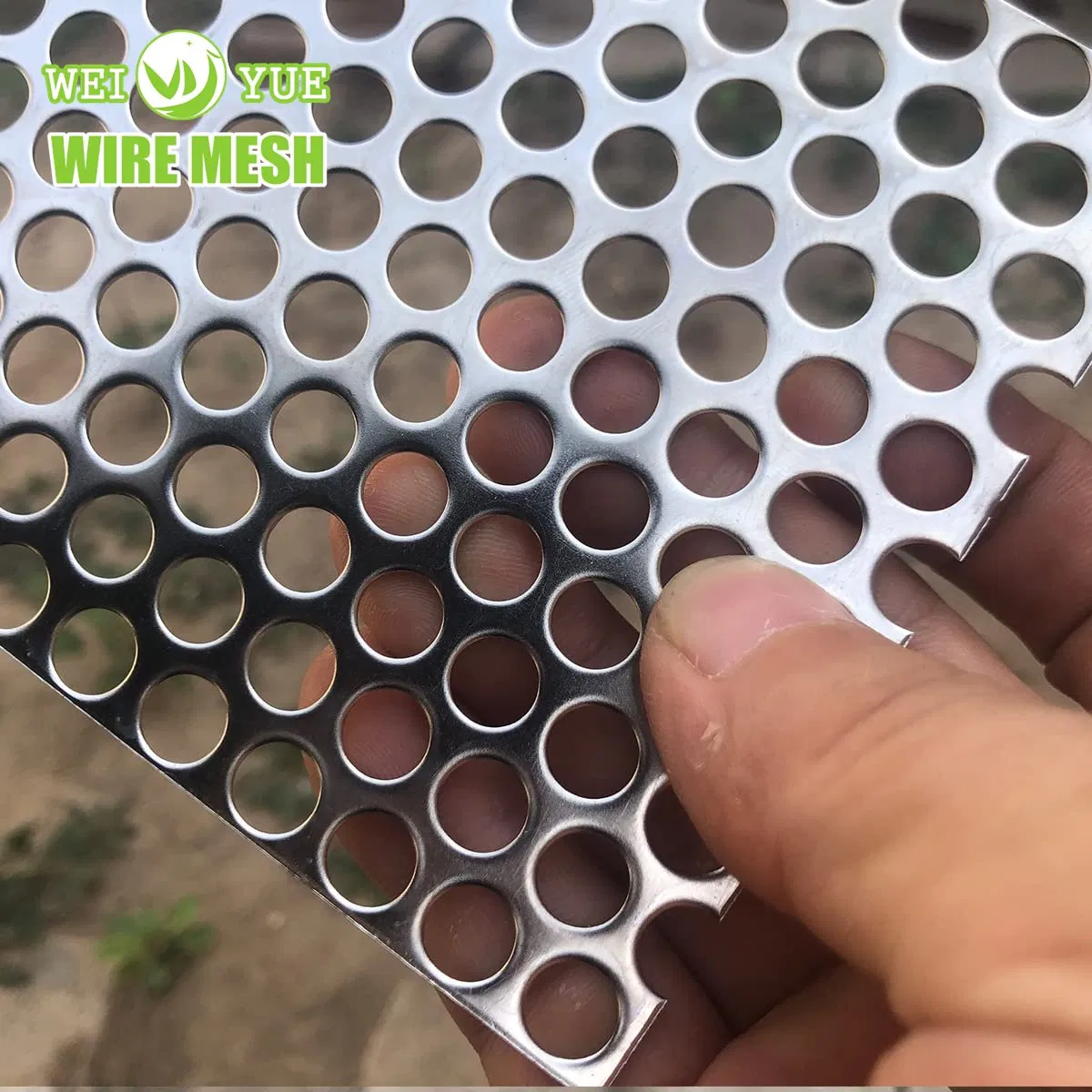 Stainless Steel and Aluminum Sheet Hole Strainer Grain Sieve Perforated Mesh Screen Plate Round Perforated Sheet Plate 1.5mm Aluminum Perforated Plate