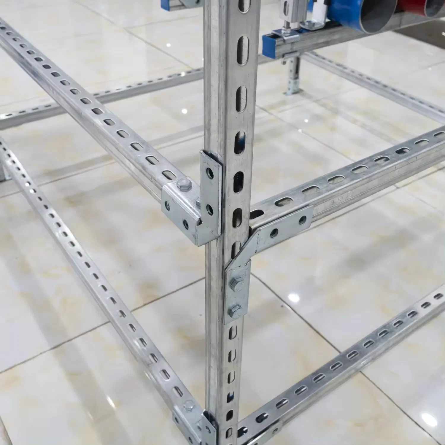 Stainless Steel Channels Steel Channels U Profil Unslotted Unistrut Perfil Canal C 40X20 Acero Strut 41X41 Rail