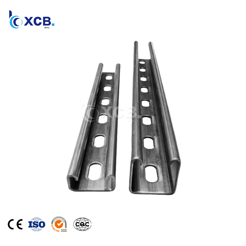 ASTM A240 Pre-Drilled Adjustable AISI316 Stainless Steel C Channel Factory Direct Perforated Stainless Steel C Purlin