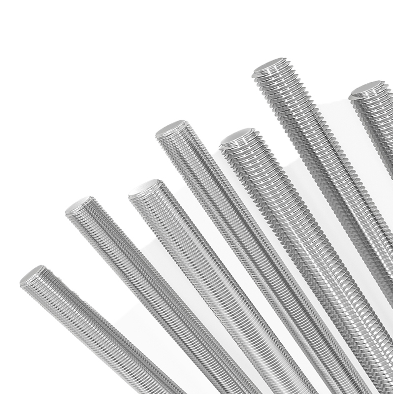 316 Stainless Steel Passivated Threaded Rod 1"-8 Unc ASTM A193 B8m 2m Length Thread Bar for Chemical Plant Piping