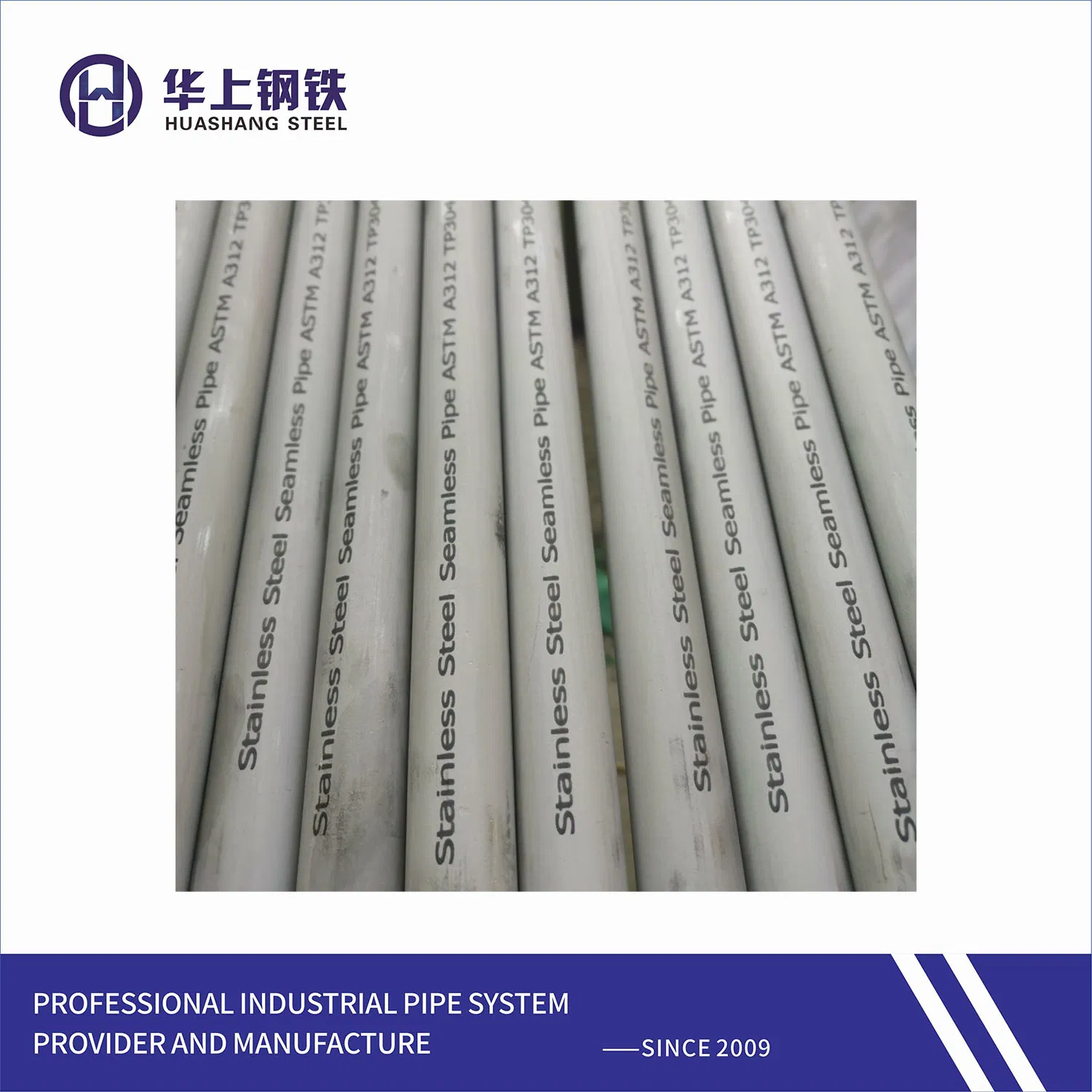 304/L/H/Ln 316L/H/Ln/Ti Super Austenitic Stainless Steel Seamless Pipe