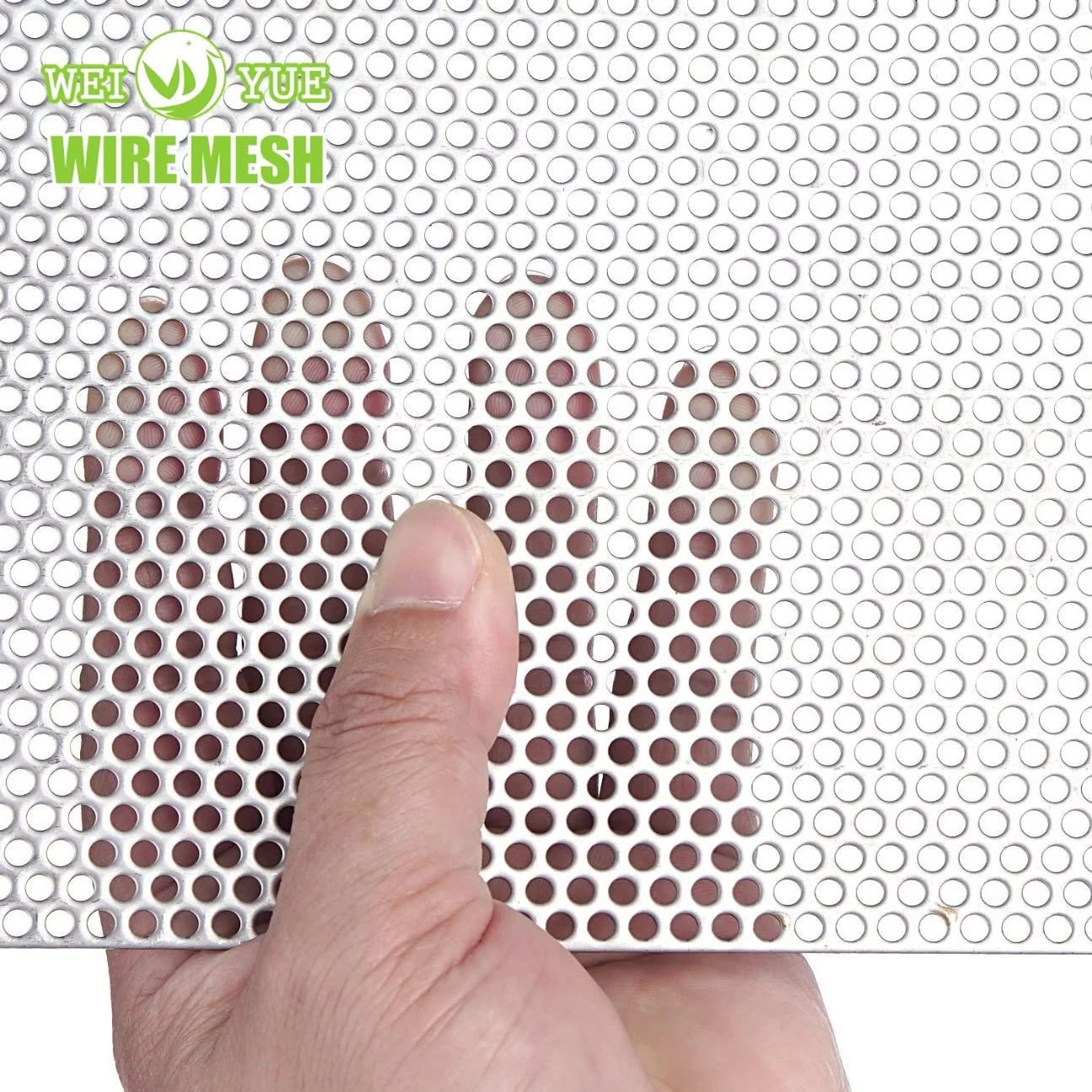 Stainless Steel and Aluminum Sheet Hole Strainer Grain Sieve Perforated Mesh Screen Plate Round Perforated Sheet Plate 1.5mm Aluminum Perforated Plate