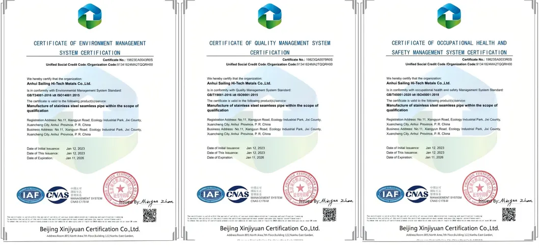 Certification ISO