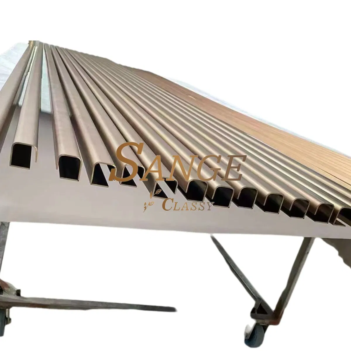 Decoration Material Stainless Steel Trim Strip in PVD Bronze