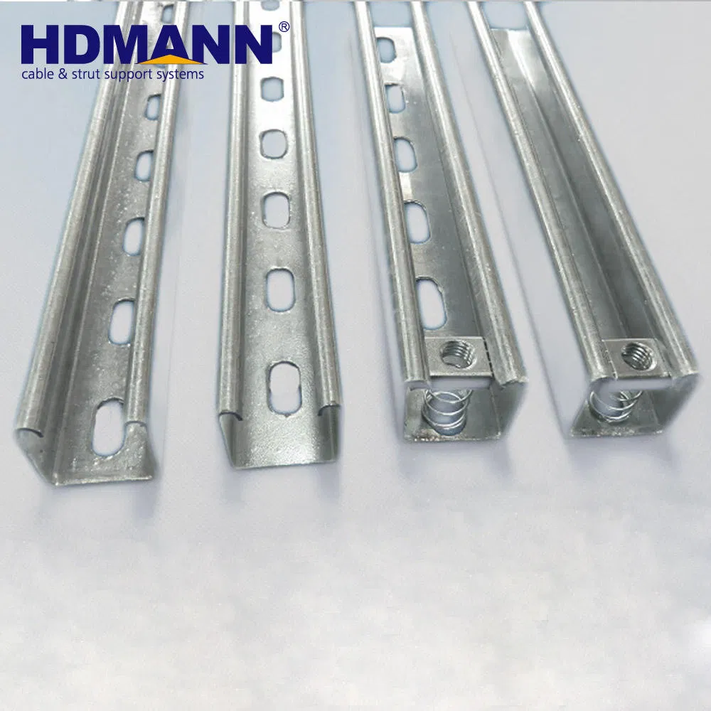 Factory Price New Tech 304/316 Stainless Steel Aluminum HDG Unistrut Strut Channel
