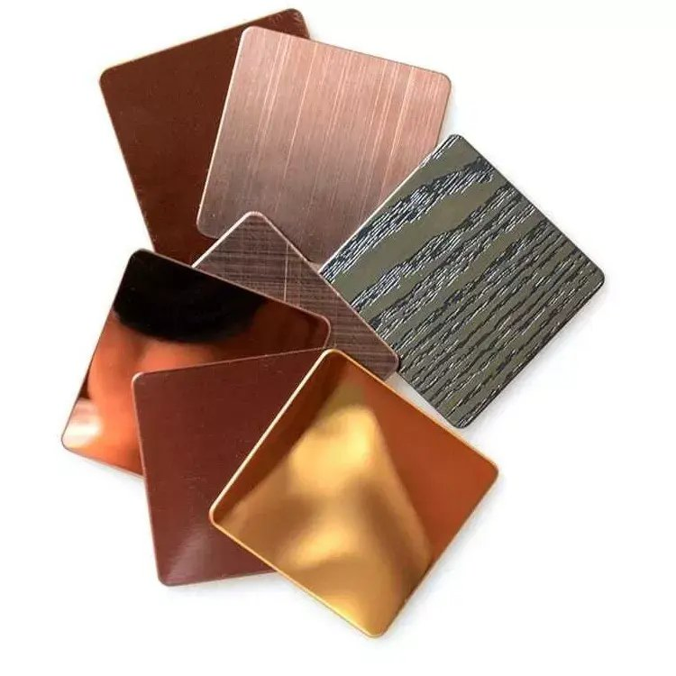 Colored Fashion Decorative 304 Stainless Steel Sheet