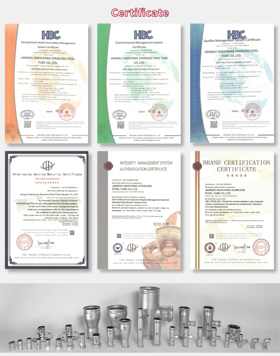 Industry Certifications