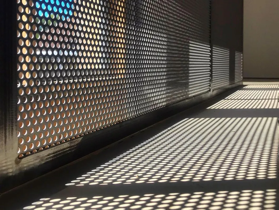 Perforated Metal Display 1