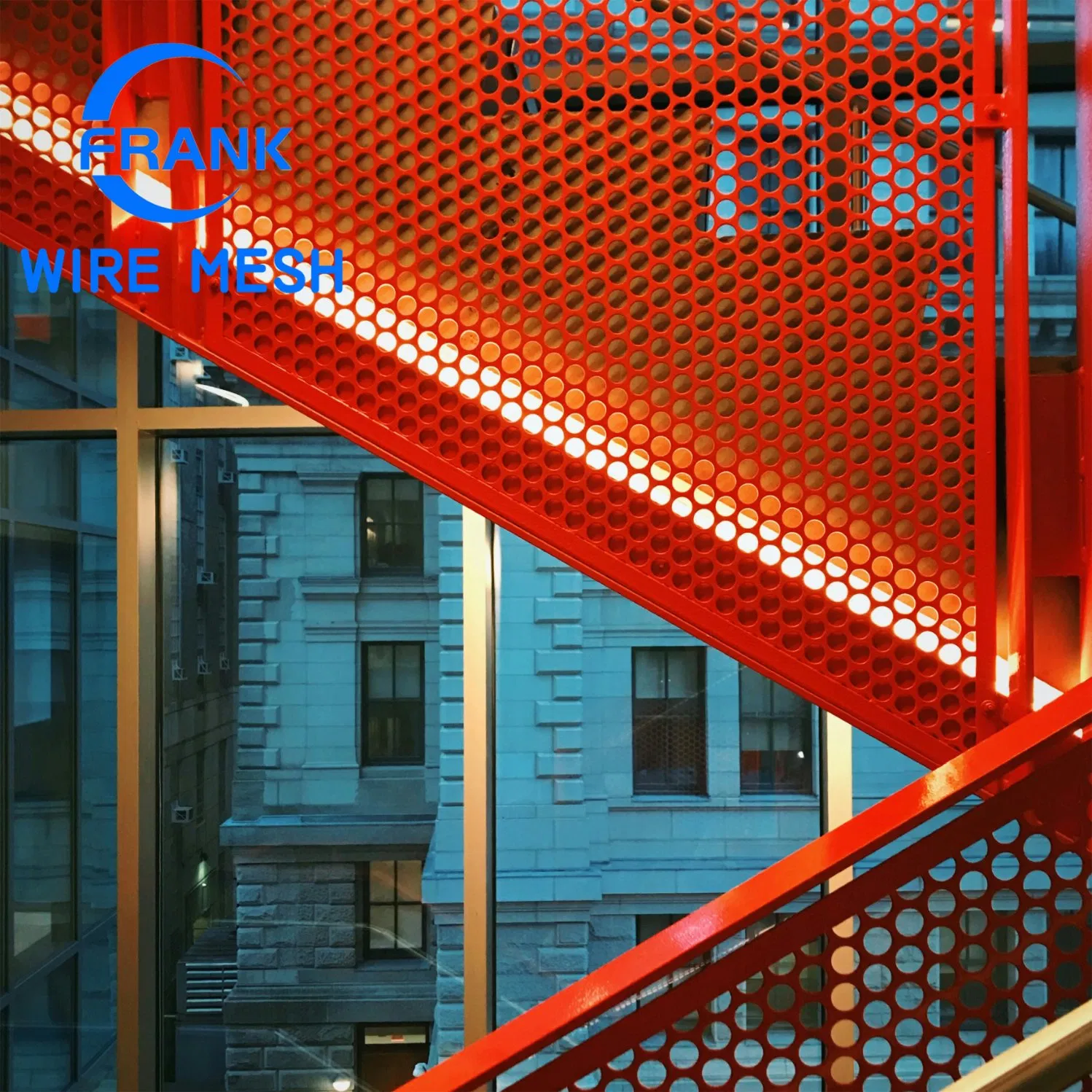 1mm 2mm Small Round Square Hole Aluminum Perforated Plate Decorative Galvanized Stainless Steel Perforated Metal Mesh Sheet for Stair Railing Protection
