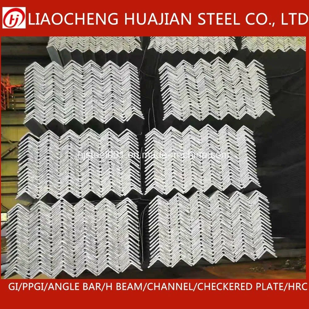 New Hot Rollled Metals Alloys Carbon Steel Q235 Galvanized Angle Engineering Structure Angle Bar Steel Stainless Steel Angle