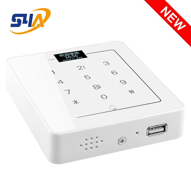 Touch Screen Keypad Door Entry Fashion White Standalone Access Control System