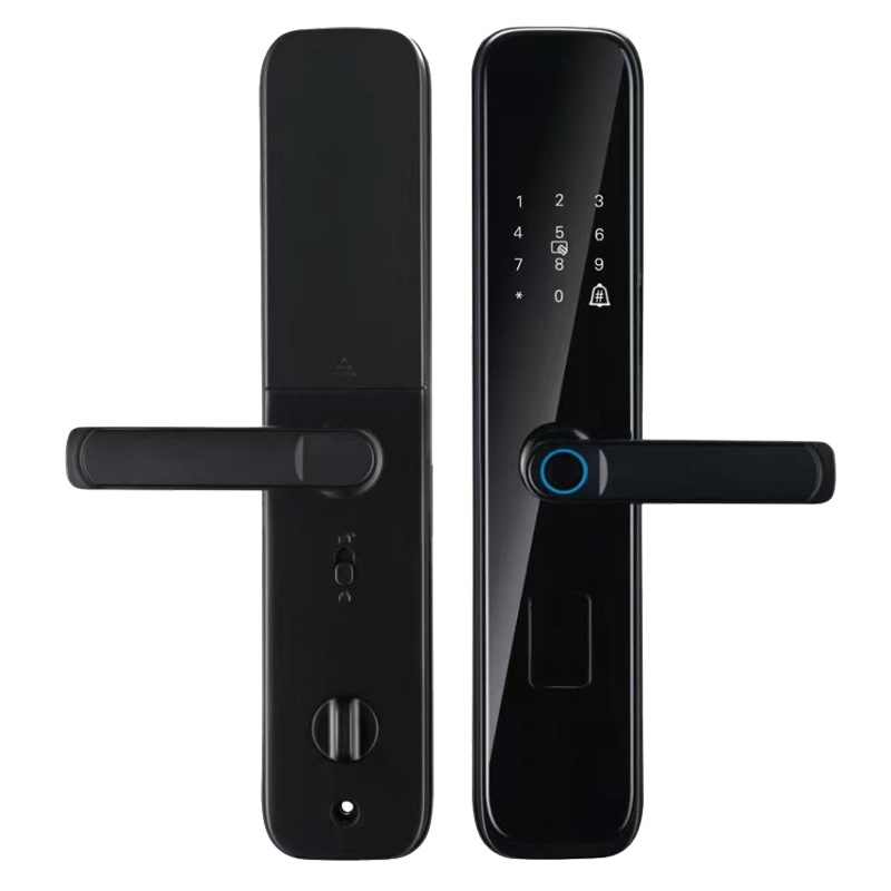 Fingerprint Card Lock Key Password Electronic Waterproof Smart Lock with Door Handle