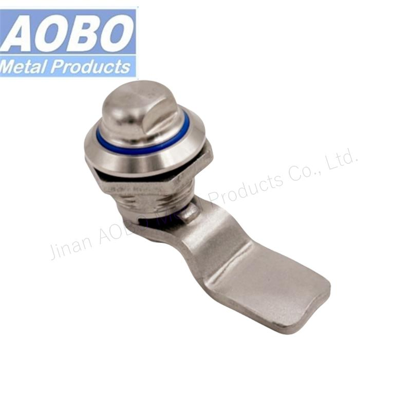 Factory Wholesale Stainless Steel Enclosures Clean Line Knob Quarter Turn Lock Hygiene Lock for Food and Medical Sector and Mechanical Drilling Door